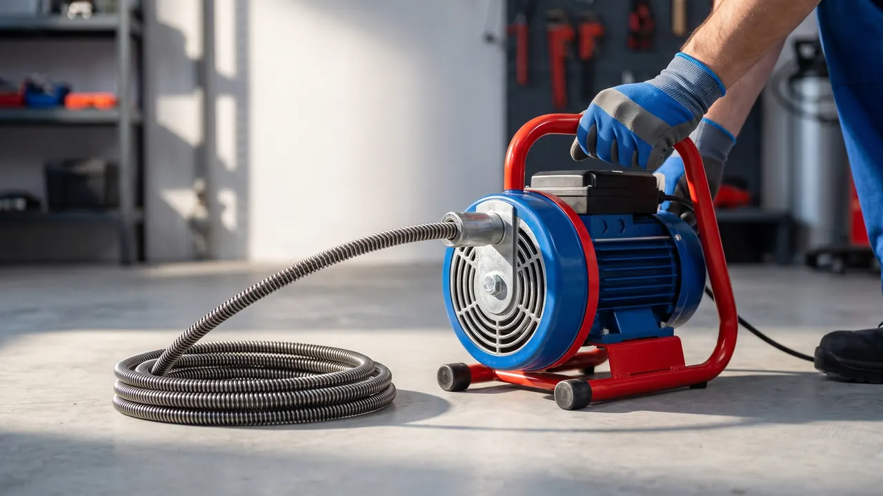 Profi-Rohrreinigung mit elektromechanischer Spirale statt Hausmitteln