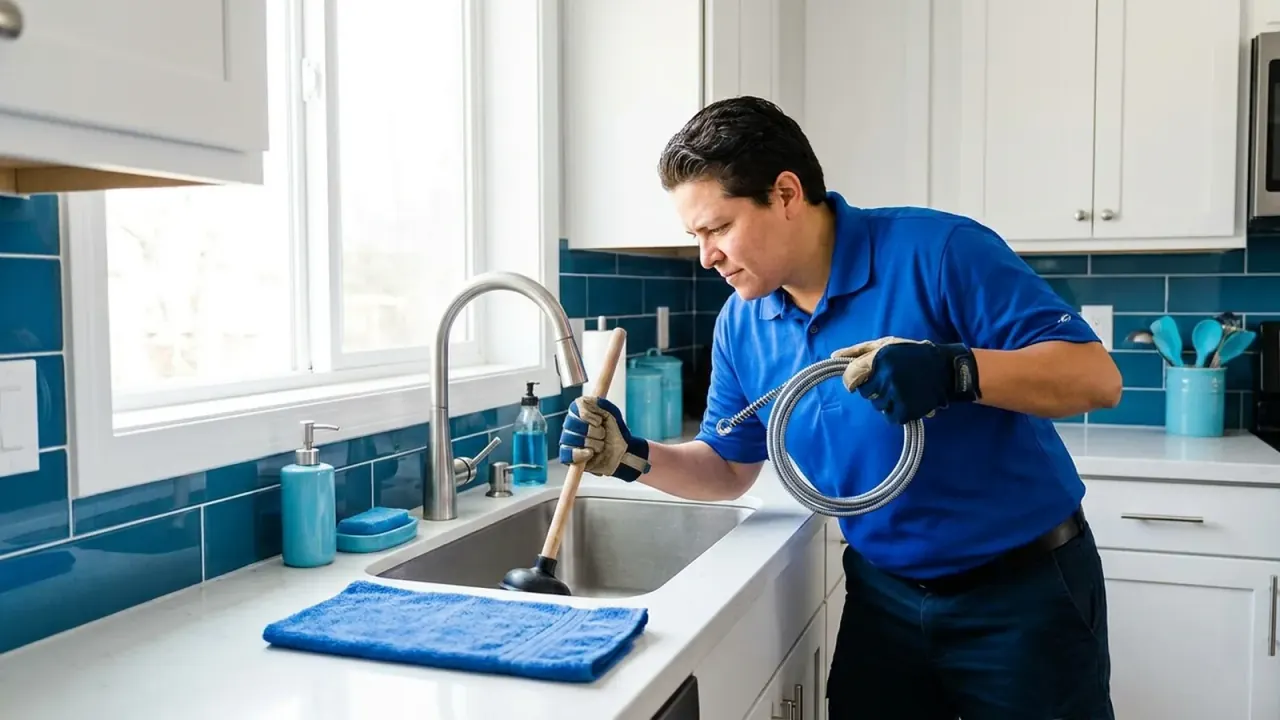 Illustration zum Artikel: Verstopfter Abfluss: DIY oder Profi?