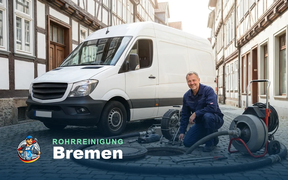 Rohrreinigung in Bremen – professioneller Abfluss- und Kanalservice vor Ort