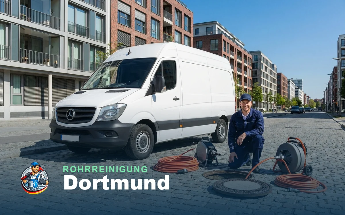 Rohrreinigung in Dortmund – professioneller Abfluss- und Kanalservice vor Ort
