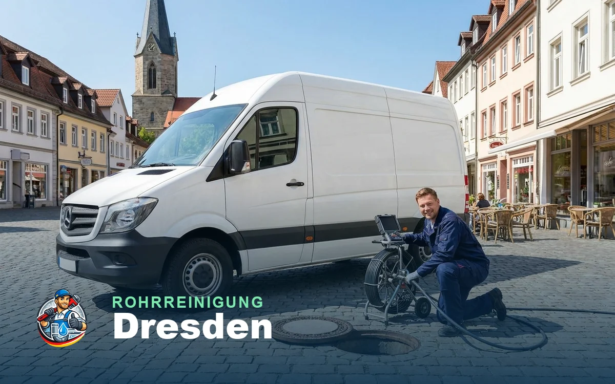Rohrreinigung in Dresden – professioneller Abfluss- und Kanalservice vor Ort