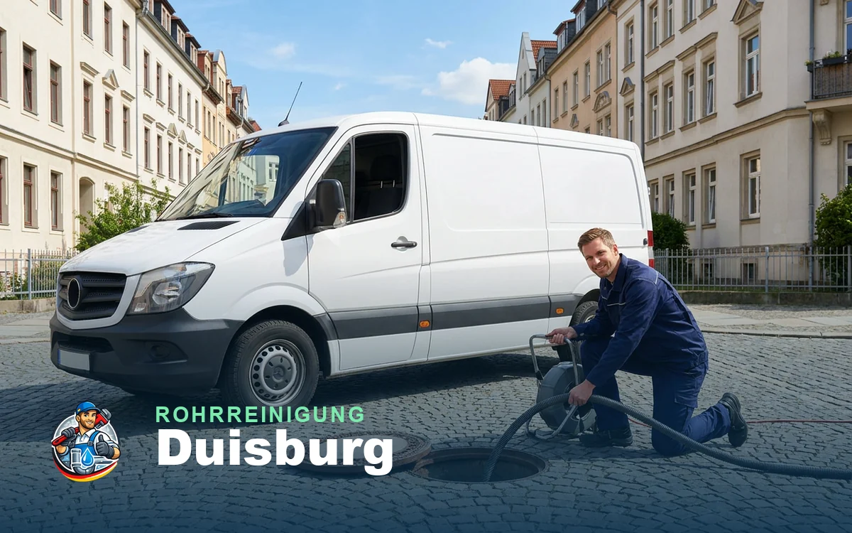 Rohrreinigung in Duisburg – professioneller Abfluss- und Kanalservice vor Ort
