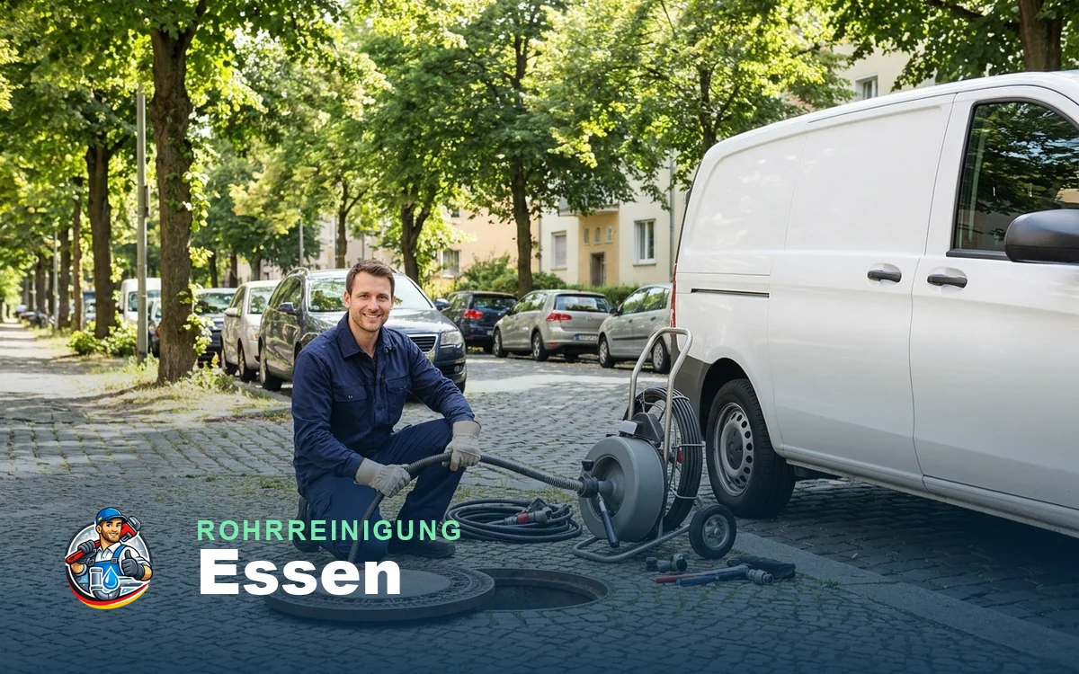 Rohrreinigung in Essen – professioneller Abfluss- und Kanalservice vor Ort