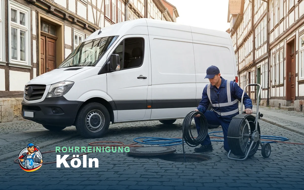 Rohrreinigung in Köln – professioneller Abfluss- und Kanalservice vor Ort