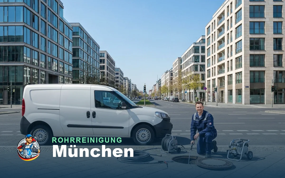 Rohrreinigung in München – professioneller Abfluss- und Kanalservice vor Ort