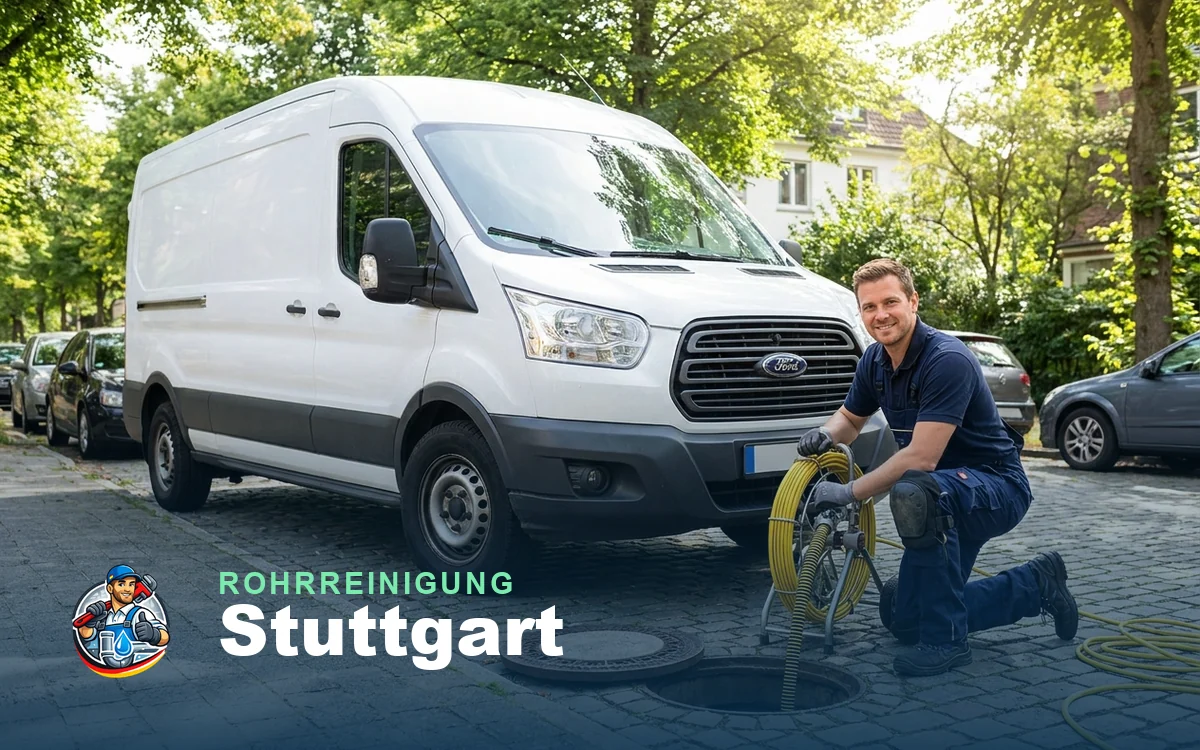 Rohrreinigung in Stuttgart – professioneller Abfluss- und Kanalservice vor Ort